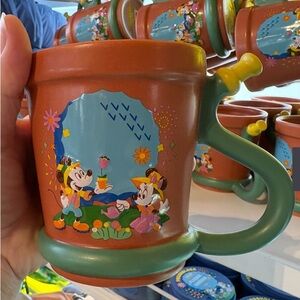 Disney Parks 2026 Epcot Flower & Garden Festival Passholder Flower Pot Mug